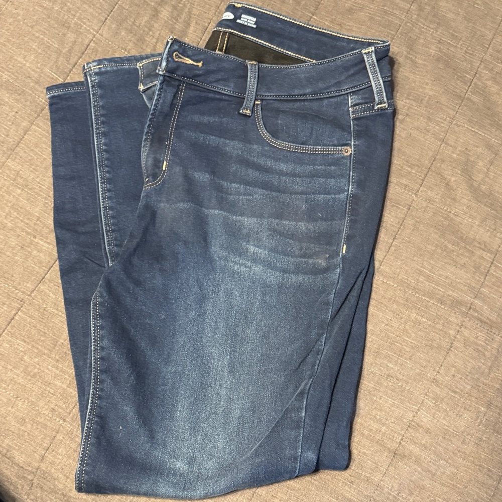 Old Navy Women's Dark Blue Skinny Jeans